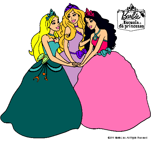 Barbie y sus amigas princesas