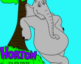 Dibujo Horton pintado por 1234567890bu