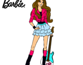 Dibujo Barbie rockera pintado por hgvhjij