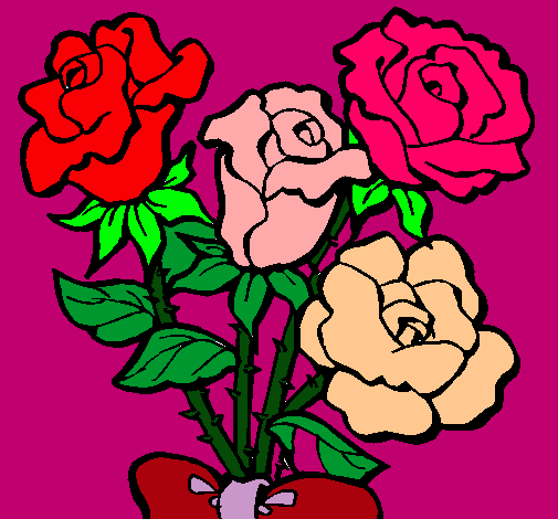 Ramo de rosas