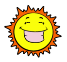 Dibujo Sol sonriendo pintado por anais95