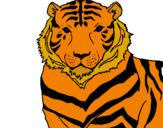 Dibujo Tigre pintado por 0303