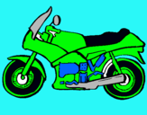 Dibujo Motocicleta pintado por aassdd