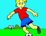 Dibujo Jugar a fútbol pintado por marc9