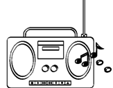 Dibujo Radio cassette 2 pintado por RODOLFOPM