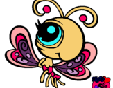 Dibujo Mariposa Littlest Pet Shop 2 pintado por yoyiher