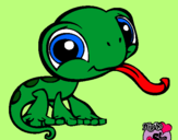 Dibujo Lagarto Littlest Pet Shop pintado por mikeyla