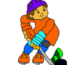Dibujo Niño jugando a hockey pintado por jiykjignghhh