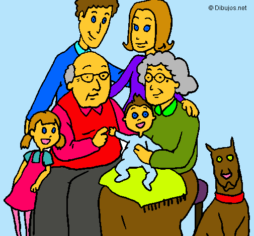 Dibujo Familia pintado por Mariwhis
