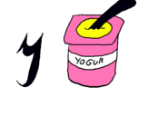 Dibujo Yogur pintado por piolopi