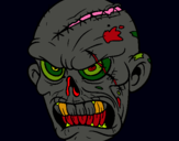 Dibujo Zombie pintado por edubla