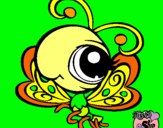 Dibujo Mariposa Littlest Pet Shop pintado por Konity