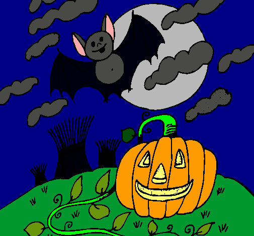 Paisaje de Halloween