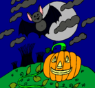 Dibujo Paisaje de Halloween pintado por Johnzito2