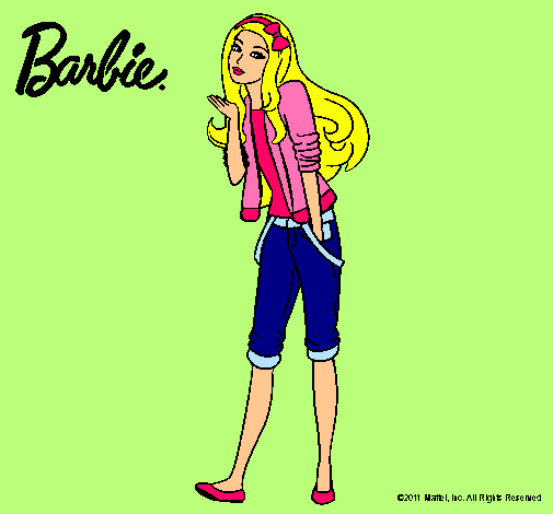 Barbie con look casual