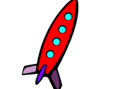 Dibujo Cohete II pintado por 252525858585