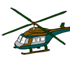 Dibujo Helicóptero  pintado por tatoja