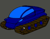 Dibujo Nave tanque pintado por 652300