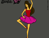 Dibujo Barbie bailarina de ballet pintado por amenaye