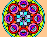 Dibujo Mandala 35 pintado por rocio2001