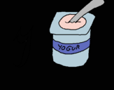 Dibujo Yogur pintado por charito