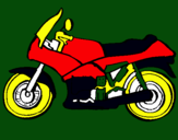 Dibujo Motocicleta pintado por ieving