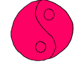 Dibujo Yin yang pintado por nsni