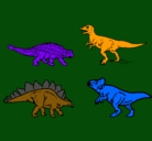 Dibujo Dinosaurios de tierra pintado por Liamcete