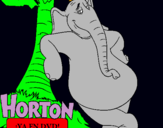 Dibujo Horton pintado por beti