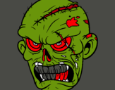 Dibujo Zombie pintado por davidksdapfo