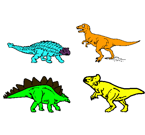 Dibujo Dinosaurios de tierra pintado por urielzaid