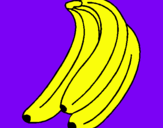 Dibujo Plátanos pintado por yale