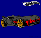 Dibujo Hot Wheels 3 pintado por pito