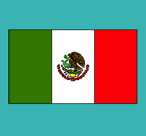 Dibujo México pintado por anita04