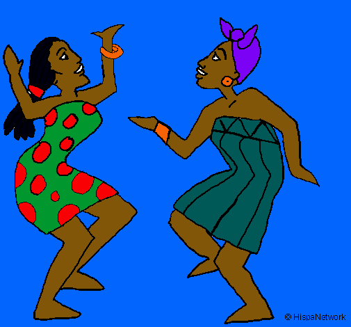 Dibujo Mujeres bailando pintado por james122