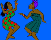 Dibujo Mujeres bailando pintado por james122