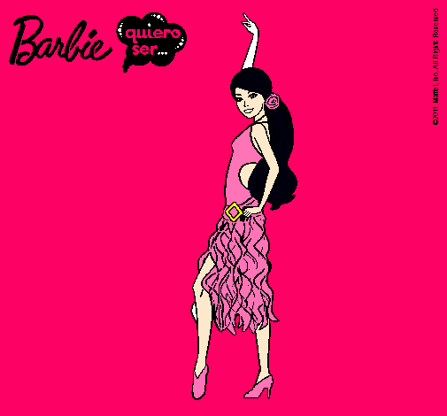 Barbie flamenca