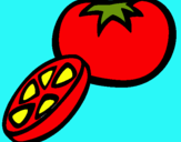 Dibujo Tomate pintado por 57464504