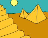 Dibujo Pirámides pintado por tutamkamen