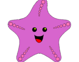 Dibujo Estrella de mar pintado por sddfgghdg