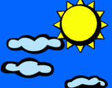 Dibujo Sol y nubes 2 pintado por 222223swqsw2