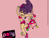 Dibujo Polly Pocket 14 pintado por camion