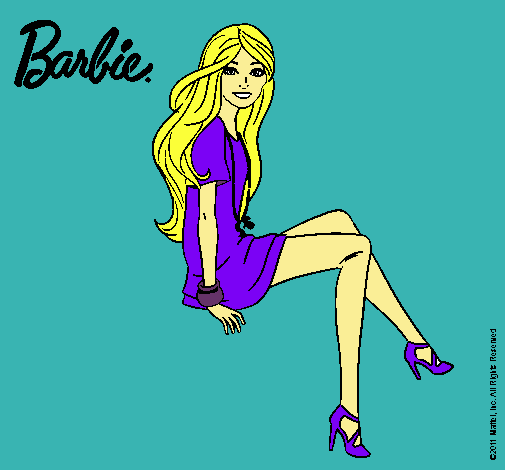 Barbie sentada