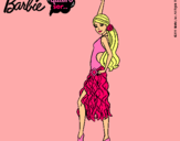 Dibujo Barbie flamenca pintado por PrincessSS