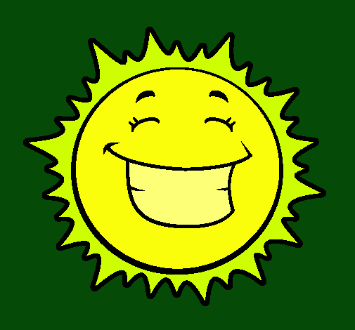 Sol sonriendo