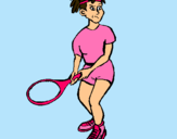 Dibujo Chica tenista pintado por TJLXS2