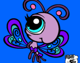 Dibujo Mariposa Littlest Pet Shop 2 pintado por mmaripo