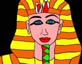 Dibujo Tutankamon pintado por valu2024