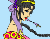 Dibujo Princesa china pintado por alexia_jiret