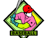 Dibujo Logo de béisbol pintado por llllllllllll